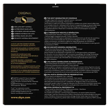 Manix SKYN Original 40pcs - Ultra-Thin Polyisoprene Vegan Condoms
