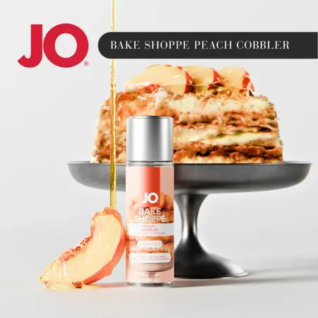 JO Bake Shoppe Peach Cobbler Water-Based Lubricant 60ml - Dessert Aroma