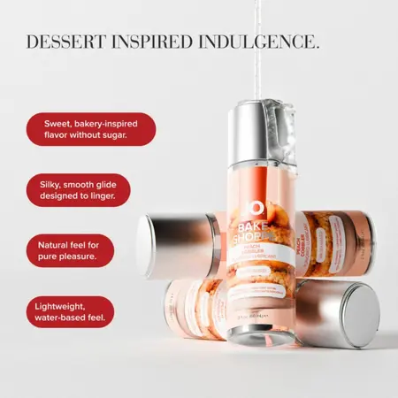 JO Bake Shoppe Peach Cobbler Water-Based Lubricant 60ml - Dessert Aroma