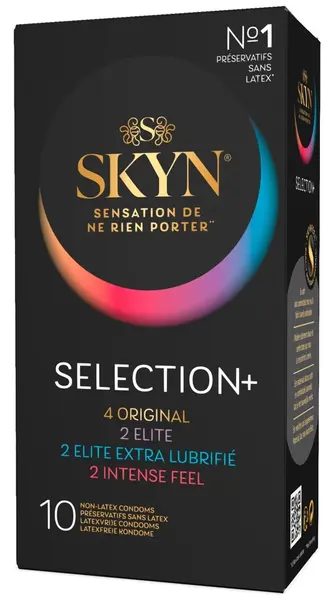 SKYN Selection+ Sensoprene Latex-Free Condom Variety Pack 10 pcs