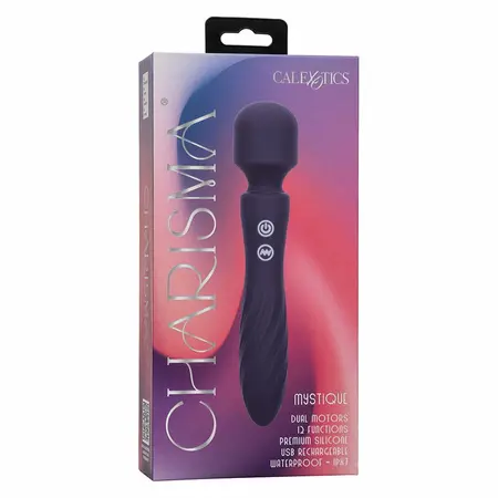 CalExotics Charisma Mystique Dual Motor Massager 21.5cm Purple Silicone