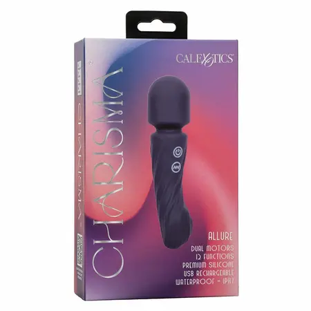 CalExotics Charisma Allure Dual Motor Massager 12 Functions Purple 17.25cm