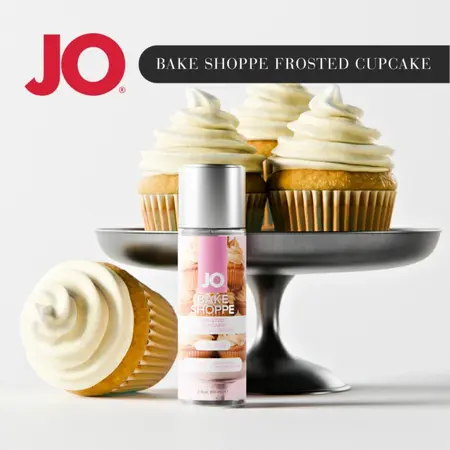 JO Bake Shoppe Frosted Cupcake Water-Based Lubricant 60ml Vanilla Aroma