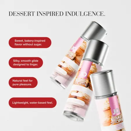 JO Bake Shoppe Frosted Cupcake Water-Based Lubricant 60ml Vanilla Aroma