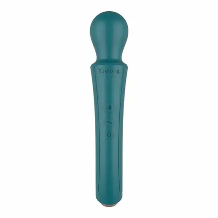 XOCOON Curved Wand Green - Rechargeable Ergonomic Massage Device