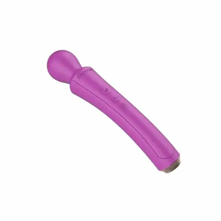 XOCOON Curved Wand Rechargeable Massage Device Fuchsia Ergonomic Design