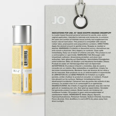 JO Bake Shoppe Orange Creampuff Water-Based Lubricant 60ml