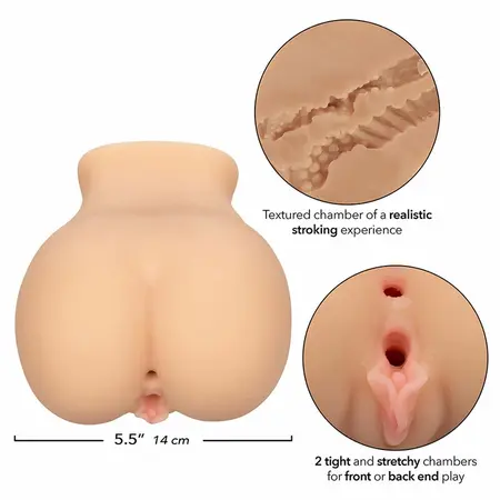 CalExotics The Farmer’s Daughter Dual-Entry Pure Skin Intimate Device Flesh 1.1kg