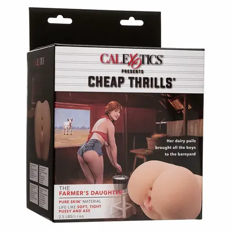 CalExotics The Farmer’s Daughter Dual-Entry Pure Skin Intimate Device Flesh 1.1kg