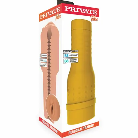 PRIVATE Personal Trainer Tube Ergonomic Intimate Device, Black
