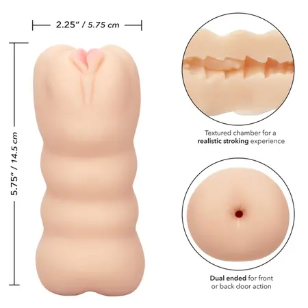 CalExotics Cheap Thrills The Three Way Dual-Ended Intimate Device 14.5cm