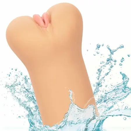 CalExotics Boundless Vulva Intimate Device Light Skin 14cm TPE Waterproof
