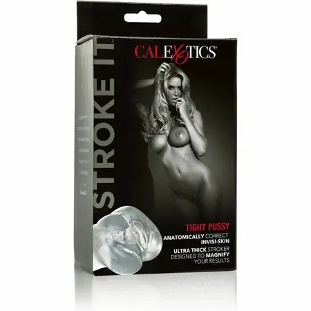 CalExotics Stroke It Tight Transparent Intimate Machine 16.5 cm
