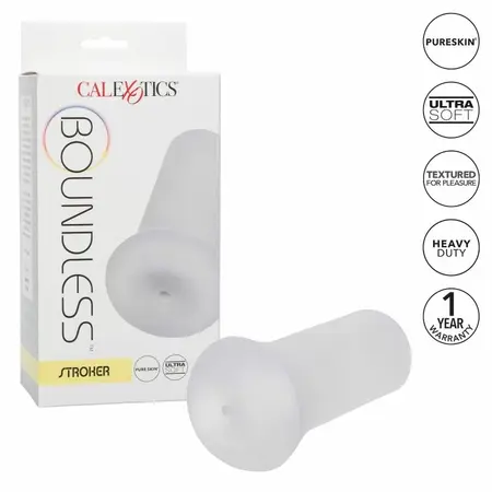 CalExotics Boundless Transparent Intimate Machine TPE 14cm Waterproof
