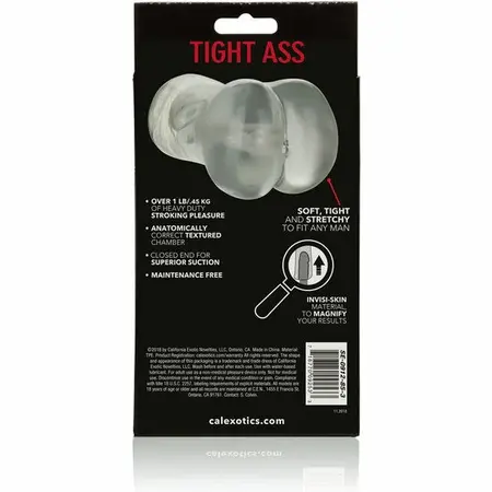CalExotics Stroke It Anatomical Intimate Device PureSkin 16.5x9.5cm