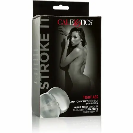 CalExotics Stroke It Anatomical Intimate Device PureSkin 16.5x9.5cm