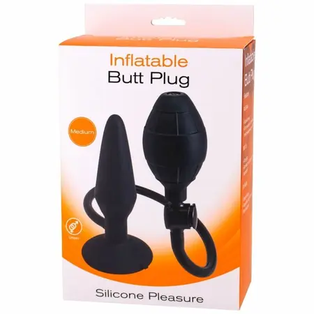 Seven Creations Inflatable Silicone Anal Plug M 14.5cm Adjustable Size