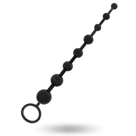Addicted Toys Bead Chain 29 cm Black - Flexible Silicone System