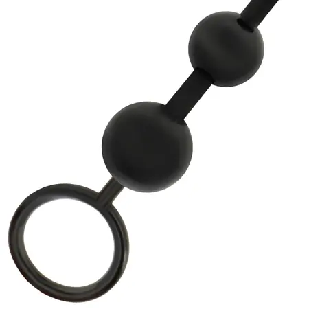 Addicted Toys Bead Chain 29 cm Black - Flexible Silicone System