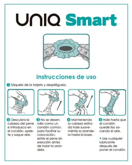 UNIQ Smart Latex-Free Pre-Ready System Condoms 3-Pack Card Edition