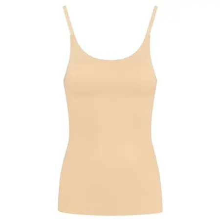 Bye Bra Light Control Invisible Singlet T-Shirt XXL Beige Microfiber