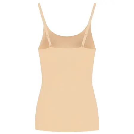 Bye Bra Light Control Invisible T-Shirt Top Beige M - Seamless Fit