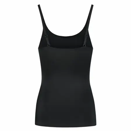 Bye Bra Light Control Invisible Tank Top Black L - Seamless Microfiber