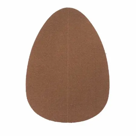 Bye Bra Breast Enhancer Pads & 3 Satin Brown Covers - Cotton, Reusable