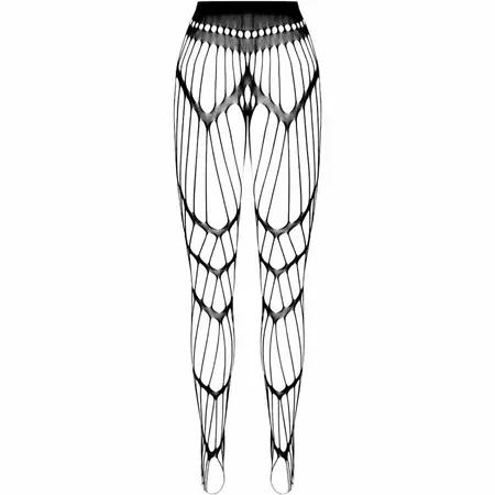Passion ECO Collection Bodystocking ECO S006 Red - Sustainable, One Size