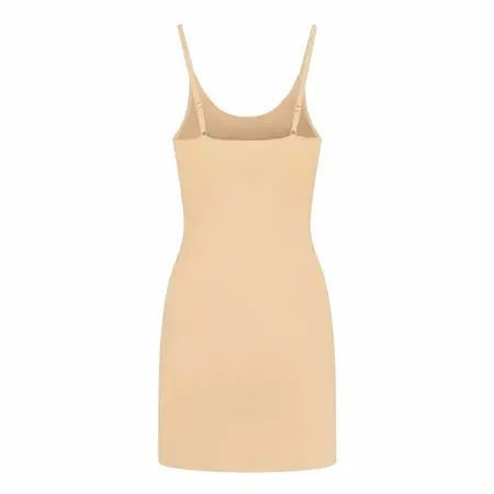 Bye Bra Light Control Invisible Singlet Dress Beige XXL - Seamless Fit