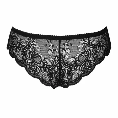 Livco Corsetti Fashion LC 90679 Elegant Lace Panties Black L/XL