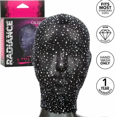 CalExotics Radiance Full Hood Cover with Rhinestone Accents, One Size