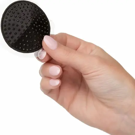 CalExotics Radiance Round Gem Adhesive Nipple Covers - Reusable & Sparkling
