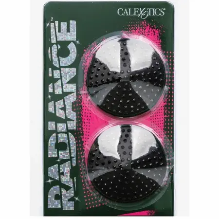 CalExotics Radiance Round Gem Adhesive Nipple Covers - Reusable & Sparkling