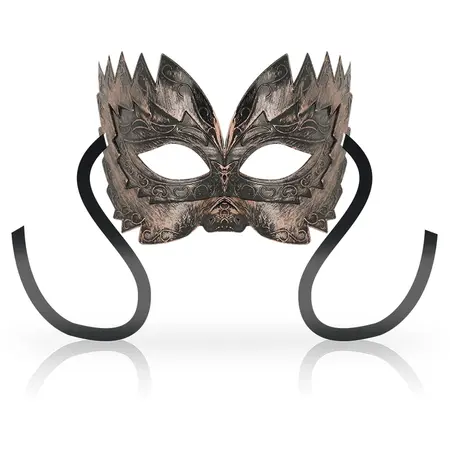 OHMAMA Venetian Style Mask Copper - Embossed Design, Unisex, One Size