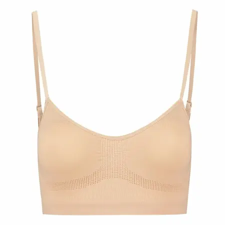 Bye Bra Seamless Medium Control Bra XL Beige Comfort Fit