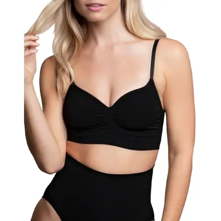 Bye Bra Seamless Medium Control Bra Black M - Shaping Comfortwear