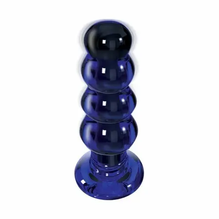 TOYJOY Buttocks The Radiant Vibrating Glass Plug 5 Modes Transparent
