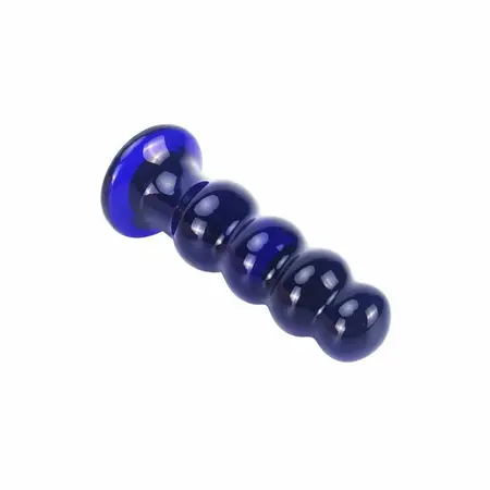 TOYJOY Buttocks The Radiant Vibrating Glass Plug 5 Modes Transparent