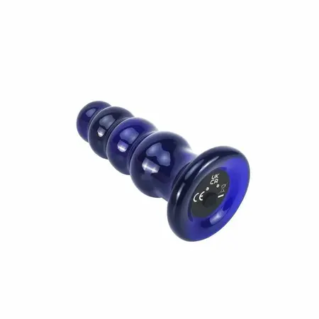 TOYJOY Buttocks The Radiant Vibrating Glass Plug 5 Modes Transparent