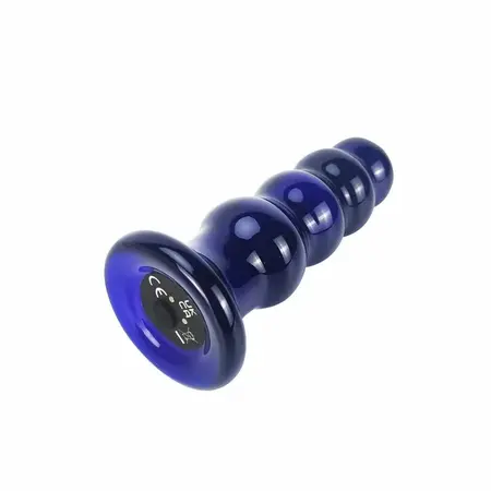 TOYJOY Buttocks The Radiant Vibrating Glass Plug 5 Modes Transparent