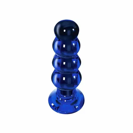TOYJOY Buttocks The Radiant Vibrating Glass Plug 5 Modes Transparent