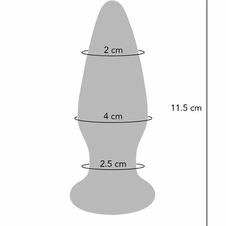 TOYJOY The Shining Vibrating Glass Plug - 5 Modes, Premium Design
