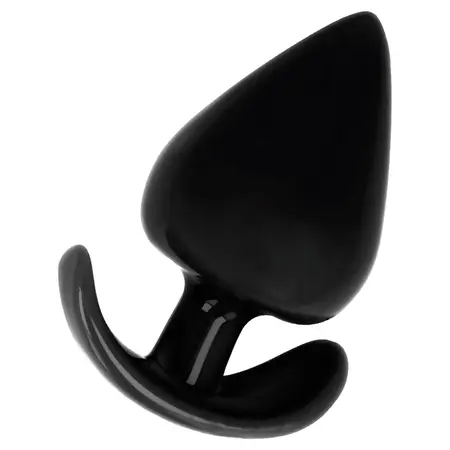 Addicted Toys Intimate Plug 8.5 cm - Flexible Ergonomic TPR, Black