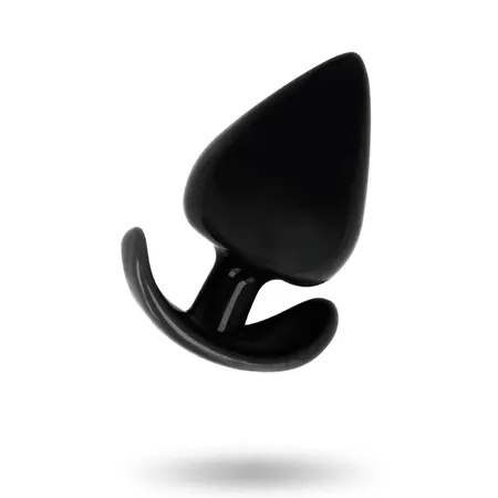 Addicted Toys Intimate Plug 8.5 cm - Flexible Ergonomic TPR, Black