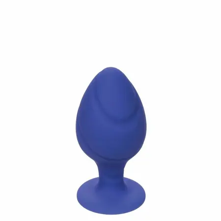 CalExotics Cheeky Silicone Plug Purple Waterproof Two Sizes