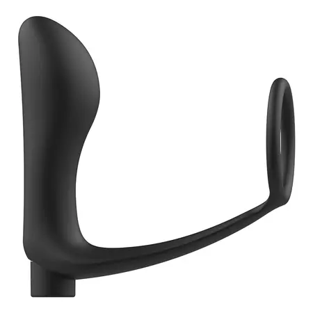 Addicted Toys Black Rechargeable Anal Plug & Ring Set with Remote Control