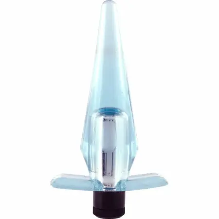 Seven Creations Compact Analogue Vibrating Plug 10cm PVC Black