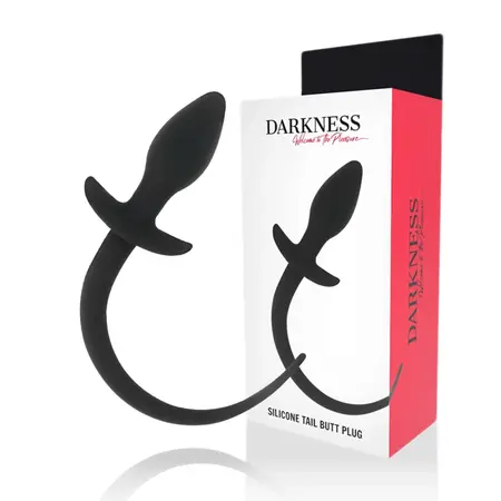 Darkness Silicone Intimate Plug 28 cm Black - Flexible Hygienic Model