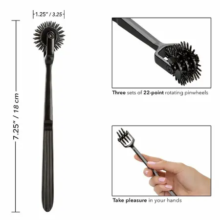 CalExotics Scandal Trio Wheel - Triple Sensory Stimulation Tool 18.5cm